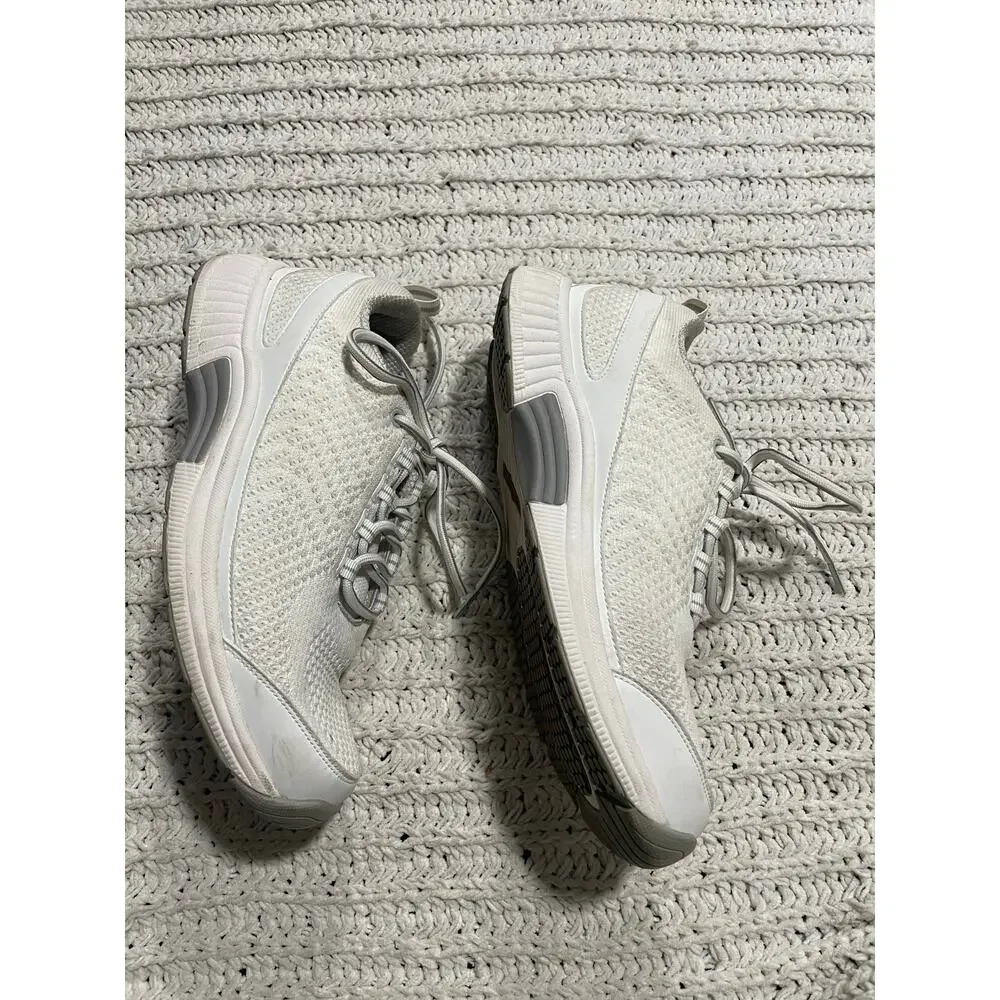 OrthoFeet Coral Sneakers Shoes Lace Up Womens 9 B White Gray No Insoles MSRP$135